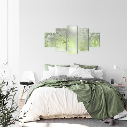 Wandbilder Wohnzimmer XXL Pusteblume Moderne Bild Gräser